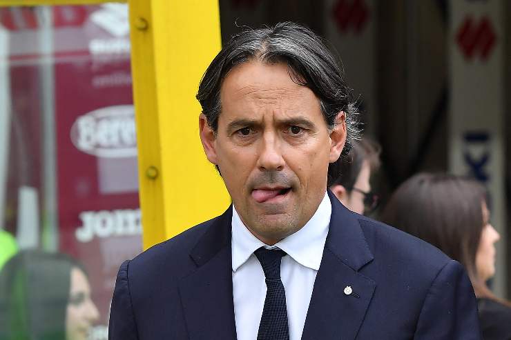 Simone Inzaghi pensieroso