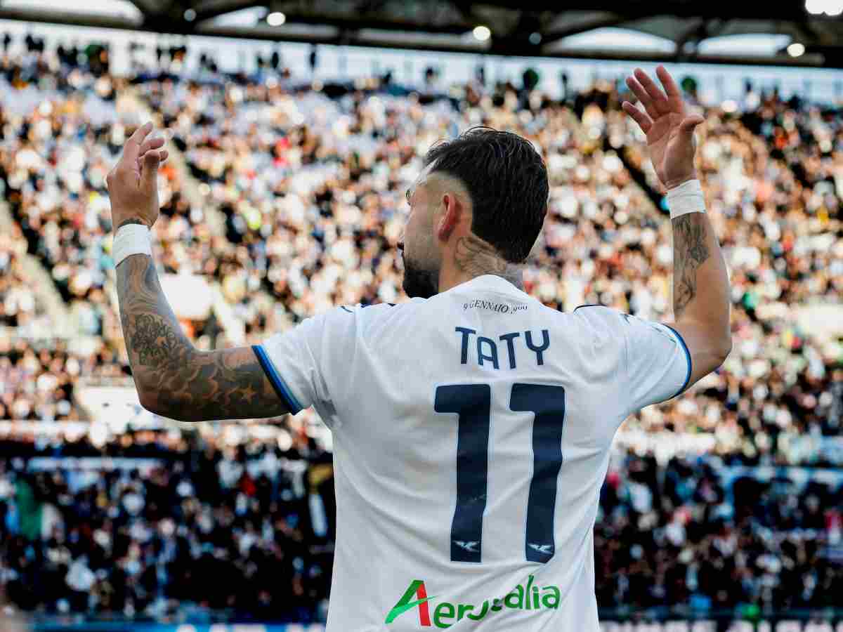 Taty Castellanos saluta il pubblico della Lazio 