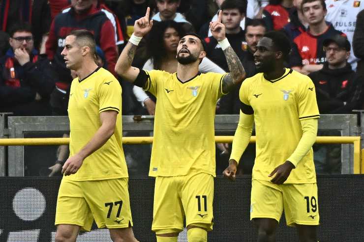 Valentin Castellanos esulta dopo un gol