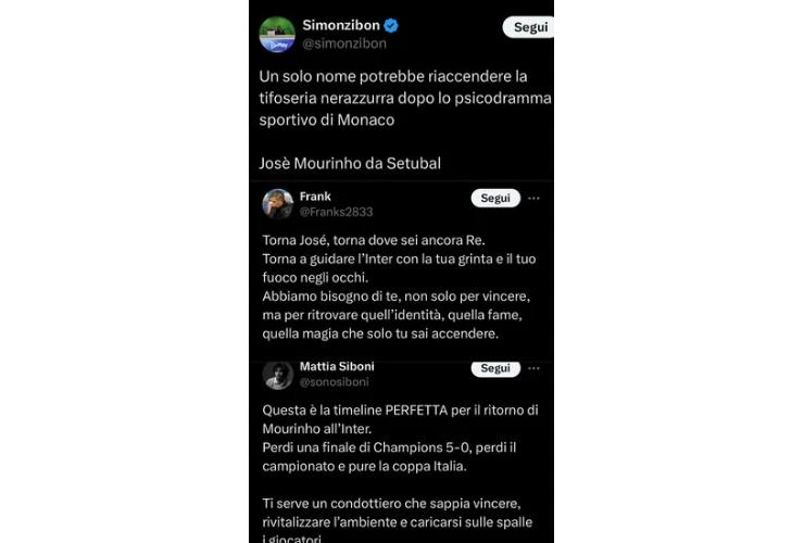mourinho inter