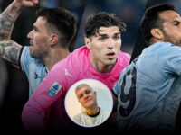 Partita della Lazio con al centro il volto di Mauro Simoncelli giornalista de LaLazio.com