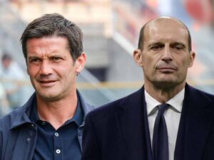Christian Chivu e Massimiliano Allegri, allenatori di Inter e Milan