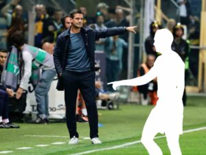 Christian Chivu con Zielinski blurrato