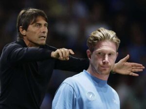 Antonio Conte e Kevin De Bruyne