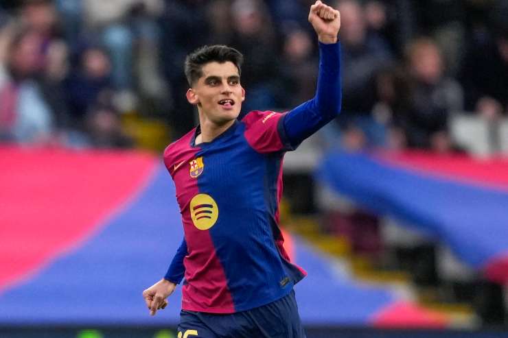 Gerard Martin esulta dopo un gol