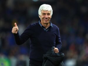 Gian Piero Gasperini sorride