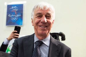Gian Piero Gasperini sorride