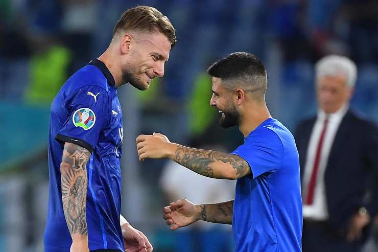 Immobile ed Insigne in Nazionale
