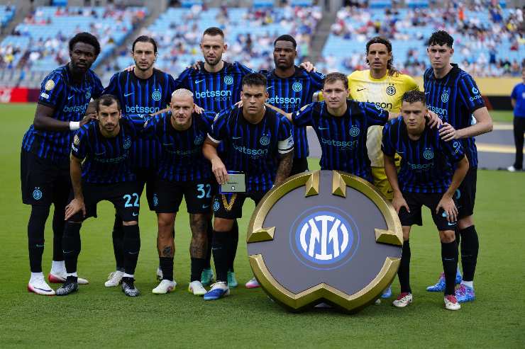 La squadra dell'Inter