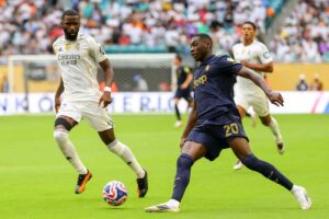 Kolo Muani in azione al mondiale per Club