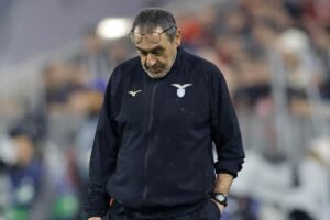 Maurizio Sarri deluso