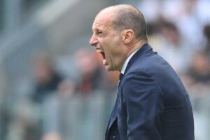 Massimiliano Allegri furioso