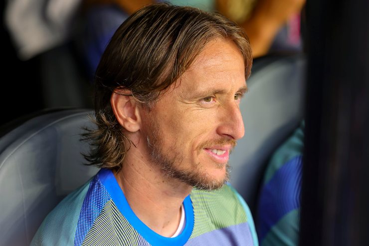 Modric in panchina