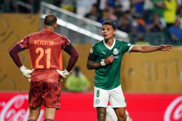 Richard Rios con la maglia del Palmeiras