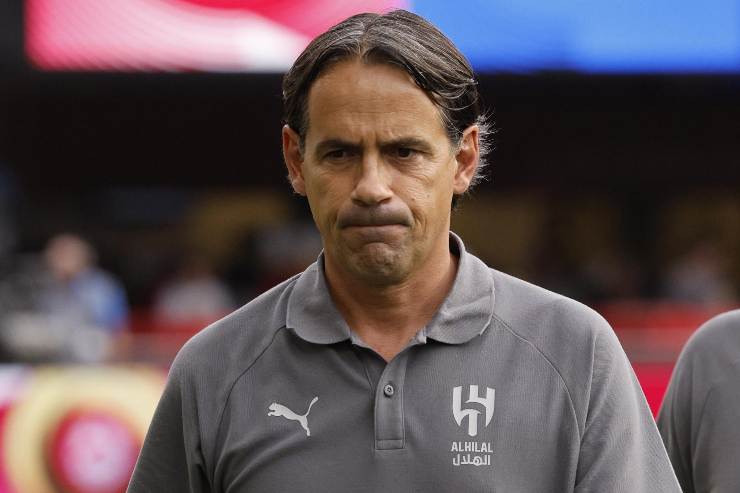 Simone Inzaghi perplesso e preoccupato