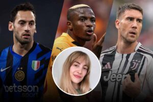 Giocatori con la giornalista Alessia Gentile di TvPlay.it