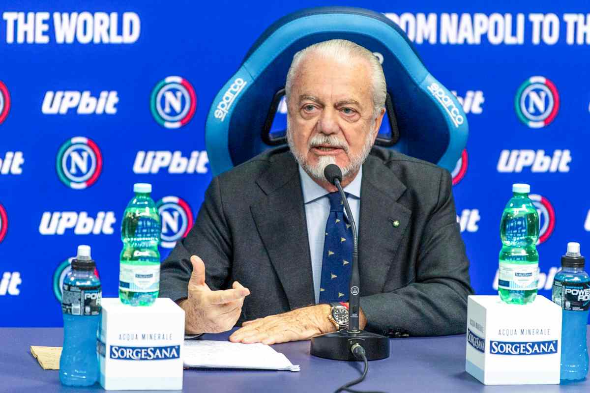 Aurelio De Laurentiis parla in conferenza stampa
