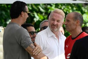 Ibrahimovic, Tare ed Allegri a colloquio