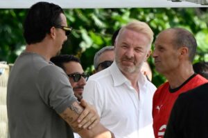 Ibrahimovic - Tare - Allegri a colloquio