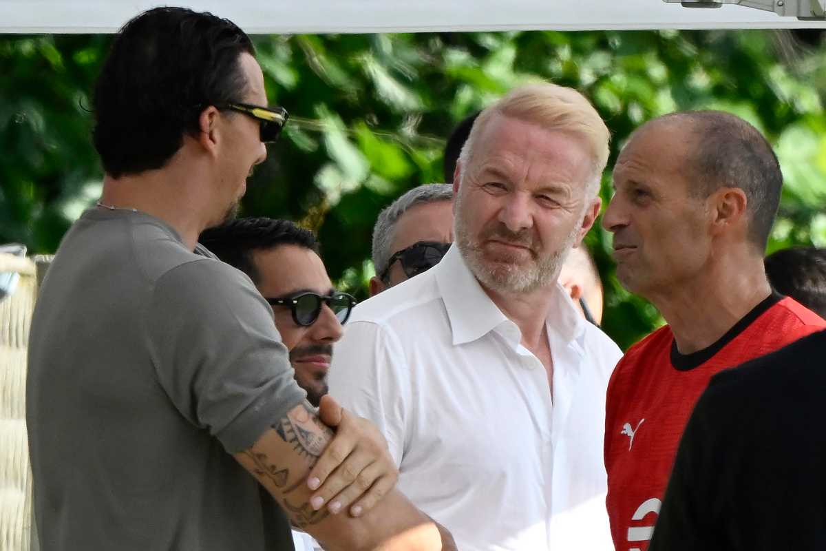 Ibrahimovic - Tare - Allegri a colloquio