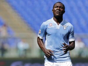 Joseph Minala a 18 anni con la maglia della Lazio