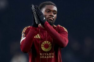 Manu Kone con la maglia della Roma