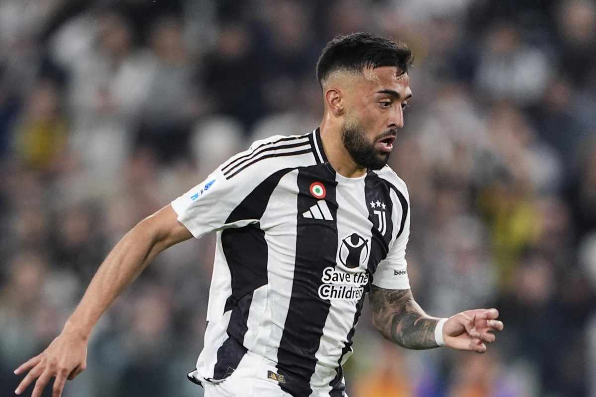 Nico Gonzalez in azione con la maglia della Juventus