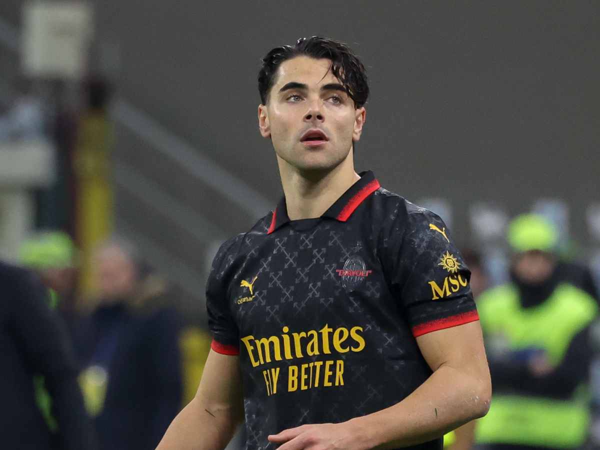 Riccardo Sottil in una delle sue rare apparizioni con la maglia del Milan