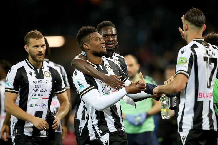 Udinese festeggia