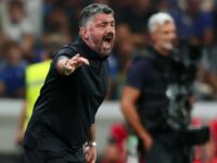 Gennaro Gattuso urla dalla panchina
