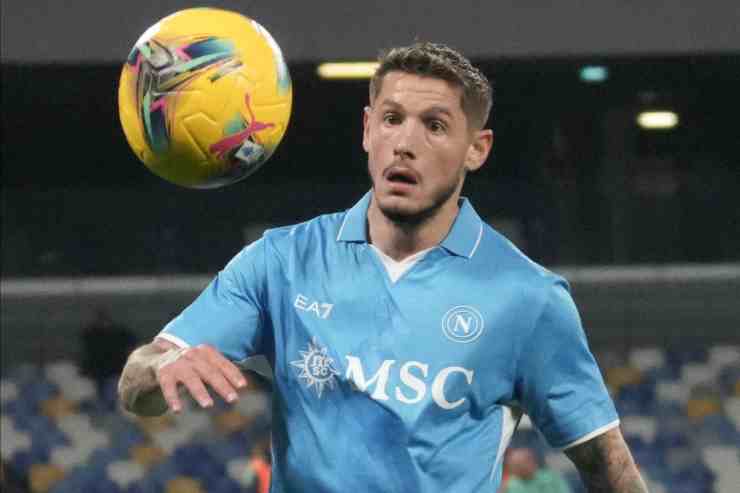 Pasquale Mazzocchi in azione con il Napoli nella scorsa stagione