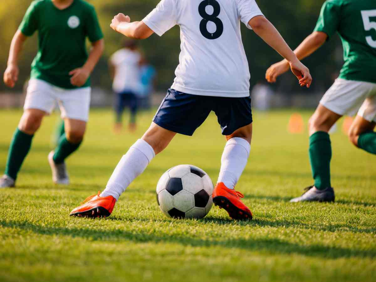 Calcio giovanile, immagine creata con AI