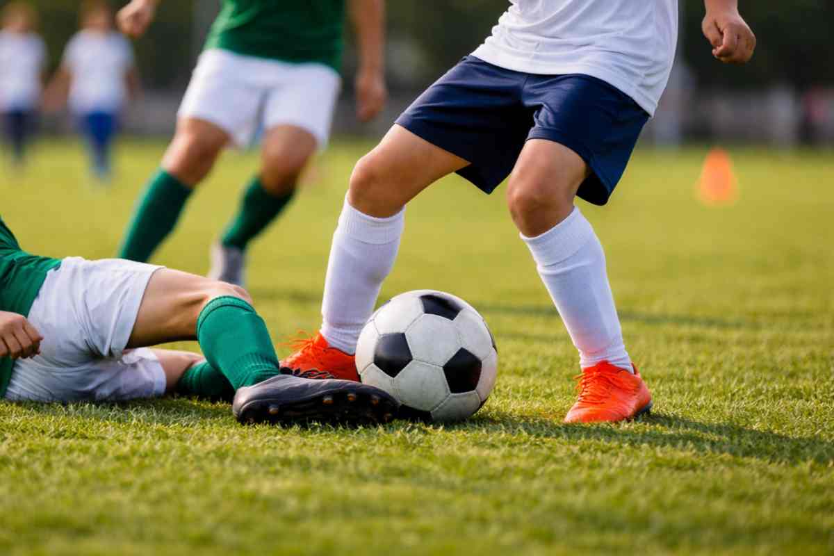 Calcio giovanile, immagine creata con AI