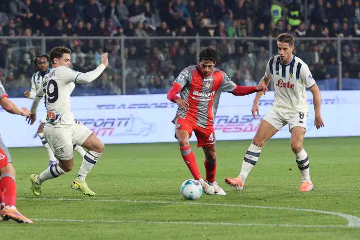 Tommaso Barbieri in azione con la maglia della Cremonese