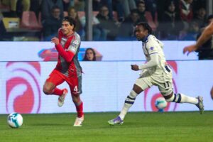 Tommaso Barbieri in azione palla al piede